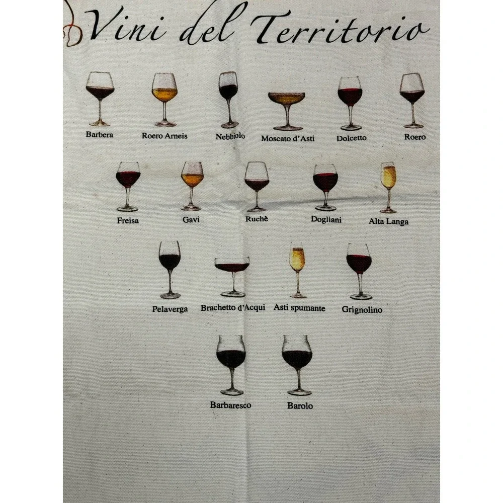 Kitchen Towel Italian‎ Wine Theme Made in Italy